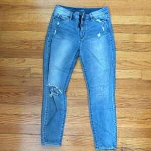 LOFT Women's Light Blue Modern Skinny Ankle Jeans